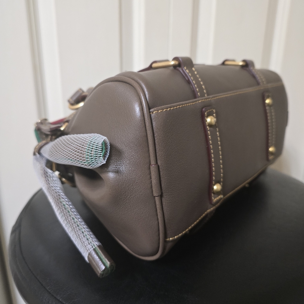 New Dooney Florentine Mini Satchel - Color: Elephant - Picture 7 of 15